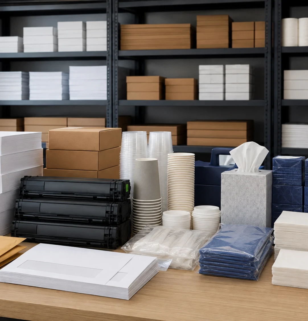 Paper, print supplies and everyday workplace consumables